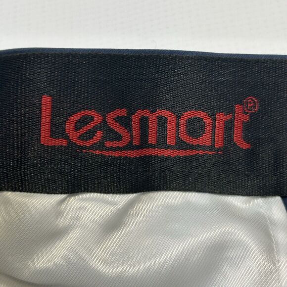 Lesmart Men’s Golf Chino Pants Size 38x32 Blue Red Stretch Relaxed Straight - Picture 9 of 13